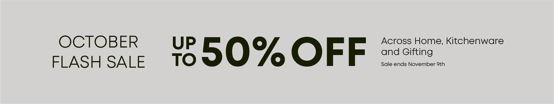 October Flash Sale October Flash Sale