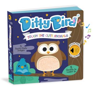 Ditty Bird Touch the Cute Animals Multi-Coloured 16x2x16cm