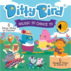Ditty Bird Music To Dance To Multi-Coloured 16x2x16cm