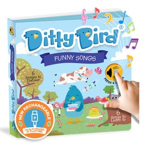 Ditty Bird Funny Songs Multi-Coloured 16x2x16cm