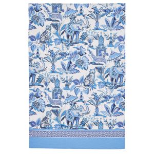 Ulster Weavers India Blue Tea Towel White/Blue 74x48x0.2cm