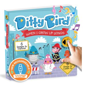 Ditty Bird When I Grow Up Songs Multi-Coloured 16x2x16cm