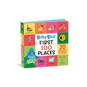 Ditty Bird First 100 Places Multi-Coloured 16x2x16cm