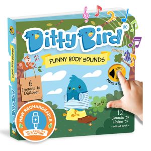 Ditty Bird Funny Body Sounds Multi-Coloured 16x2x16cm