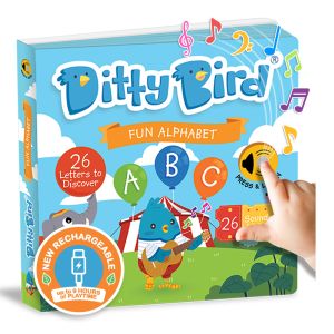 Ditty Bird Fun Alphabet Multi-Coloured 16x2x16cm