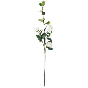 Rogue Camellia Bud Branch White 8x19x83cm