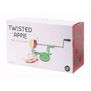 Quirky Kitchen Twisted Apple 3 in 1 Peeler Corer & Slicer Green 30x10.5x13.5cm