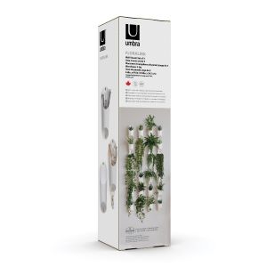 UMBRA Floralink Wall Vessel White 10x10x69cm