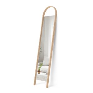 Umbra Bellwood Leaning Mirror Natural 45.4x5.1x195.9cm