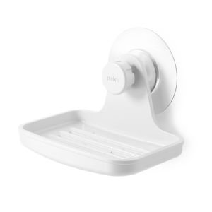 Umbra Flex Adhesive Soap Dish White 13x10.5x8.6cm
