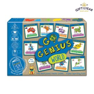 Go Genius World - The Matching Pairs Game Multi-Coloured 27x4x18cm