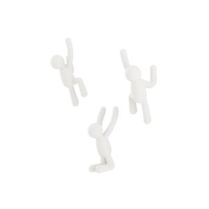 Umbra Buddy Hook 3pcs Assorted Grey 18x8x7cm