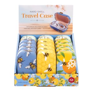isGift Travel Case - Bees (4 Asst/15 Disp) Multi-Coloured 5.5x8.5x3cm