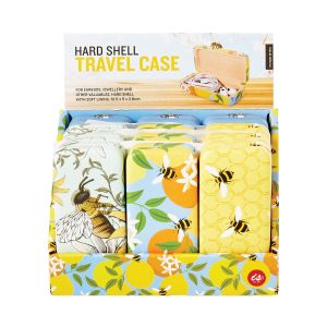 Is Gift Travel Case Large - Bees (3Asst/12Disp) Assorted 10.5x5x2.8cm