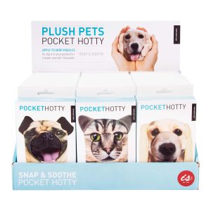 Is Gift Plush Pets Pocket Hotty (4Asst/24Disp) Assorted 13x8.5x2cm