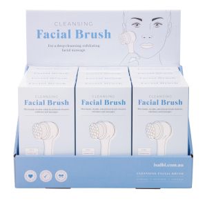 isGift Cleansing Facial Brush CDU 12pcs/2 Assorted 13x4.5cm