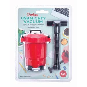 Is Gift Desktop USB Mighty Vacuum Red 17x10cm
