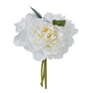 Rogue Peony Bouquet White 17x17x26cm