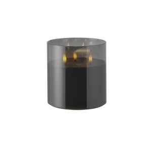 Rogue Glass Triflame Candle Black 15x15x15cm
