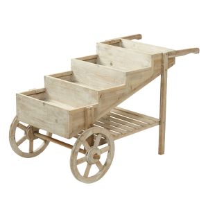 Rogue Small Tiered Flower Cart 110x62x66cm Natural