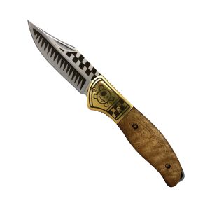 Homeys Tools for Life Schiffmacher Pocket Knife Black/Gold Giftbox 115x1.6x3.2cm