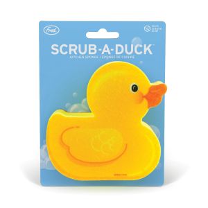 FRED Scrub - A - Duck Sponge Multi-Coloured 10.5x10x3cm