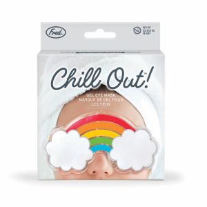 Fred Chill Out Eye Mask - Rainbow Multi-Coloured 7x0.5x7cm