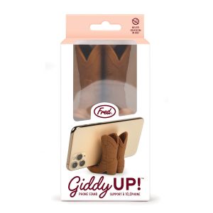 Fred Giddy Up Phone Stand-Brown Brown 6x6x7cm