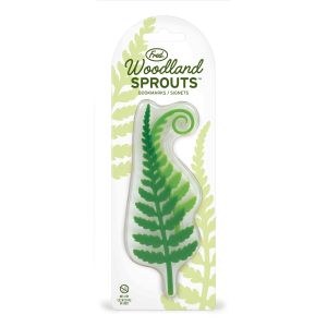 Fred Woodland Sprout Bookmarks 2pcs Set Green 4x0.2x13cm