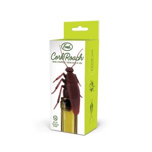 Fred Corkroach Bottle Stopper Brown 6x3x9cm