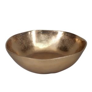 Rogue Metal Bowl Gold 39x39x10.5cm