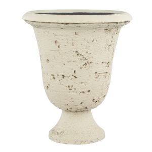 Rogue Light Weight Vintage Urn Rustic Cream 35x35x40.5cm