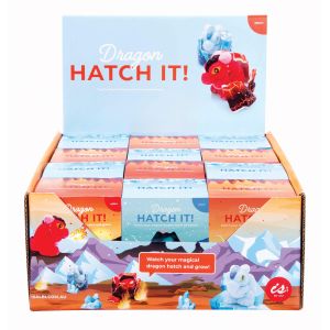 Is Gift Hatch It! Dragon (2Asst/12Disp) Assorted 6.2x6.2x5.3cm