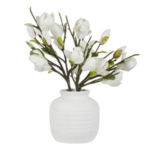 Rogue Tree Magnolia Blossom-Neven Pot White & Cream 40x31x41cm