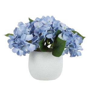 Rogue Hydrangea Mix-Tub Pot Blue & White 33x32x27cm