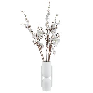 Rogue Peach Blossom-Kipton Vase White 75x37x122cm