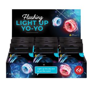 isGift Flashing Light Up Yo-Yo (2 Asst/12 Disp) Assorted 3.5x5.5x5.5cm