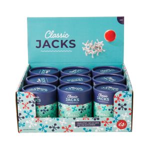 Is Gift Classic Jacks (9Disp) Multi-Coloured 8.2x8.2x9cm