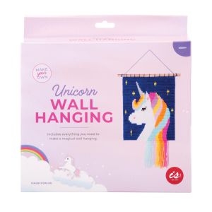 isGift Make Your Own Wall Hanging - Unicorn Multi-Coloured 28x35x0.2cm