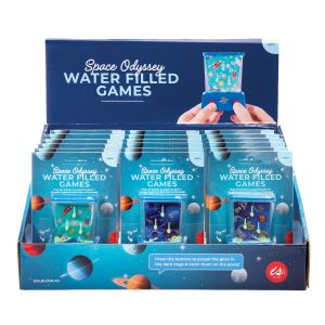 IS GIFT Glow in the Dark Water Filled Games - Space Odyssey (3Asst/18Disp) Multi-Coloured 6.7x3.3x8.3cm