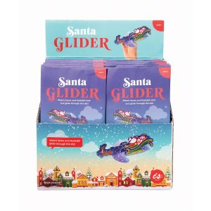 IS GIFT Santa Glider (30Disp) Multi-Coloured 10.5x19.5cm