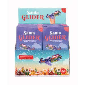 isGift Santa Glider (30 Disp) Multi-Coloured 10.5x19.5cm