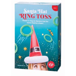 Is Gift Santa Hat Ring Toss Game Multi-Coloured 25x25x4cm