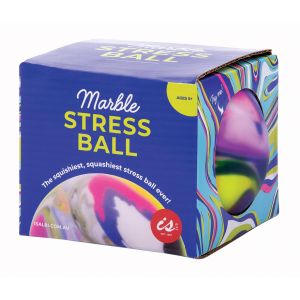 Is Gift Magnificent Marble Stress Ball 10cm Multi-Coloured 10cm Dia