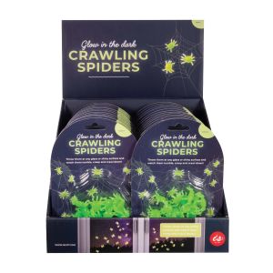 Is Gift Glow in the Dark Creepy Crawling Spiders (24Disp) Green