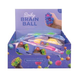 isGift Atomic Brain Ball - Spikey (4 Asst) Assorted 5.5cm Dia