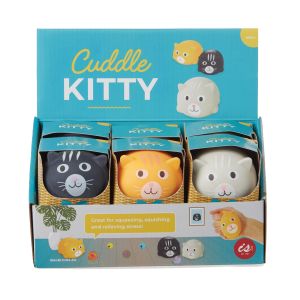 isGift Cuddle Kitty (3 Asst/12 Disp) Assorted 8x6x4.5cm