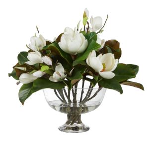 Rogue Magnolia Garden Mix-Dahlia Bowl White 55x55x46cm