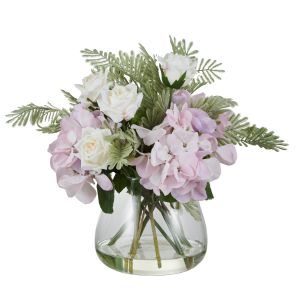 Rogue Hydrangea Mimi Rose Mix-Garden Vase Pink 50x45x36cm