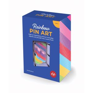 Is Gift Rainbow Pin Art Multi-Coloured 13x5.5x18cm